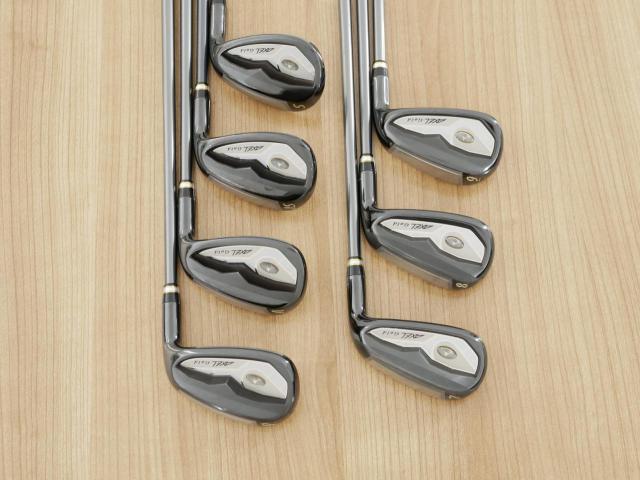 Iron set : Tsuruya : ชุดเหล็ก Tsuruya AXEL Gold Premium V (ออกปี 2023 ของใหม่ 7 หมื่นกว่าบาท หน้าเด้งสุดๆ ไกลสุดๆๆ) มีเหล็ก 7-Pw,Aw,As,Sw (7 ชิ้น ครบเซ็ต) ก้านกราไฟต์ Flex R