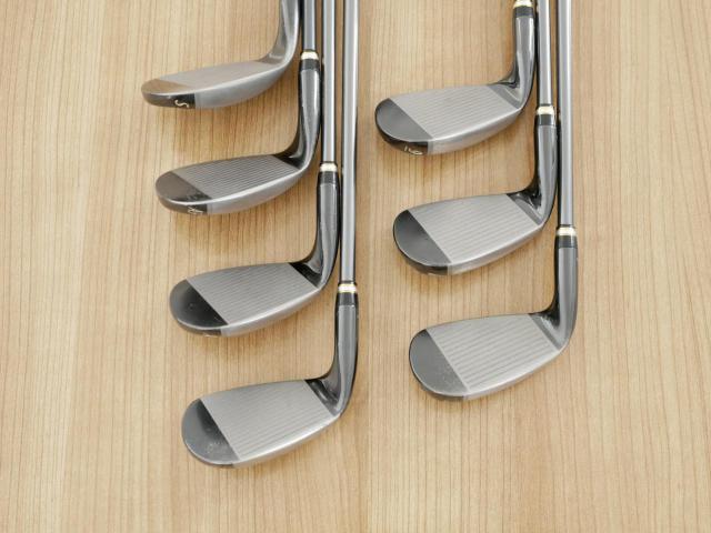 Iron set : Tsuruya : ชุดเหล็ก Tsuruya AXEL Gold Premium V (ออกปี 2023 ของใหม่ 7 หมื่นกว่าบาท หน้าเด้งสุดๆ ไกลสุดๆๆ) มีเหล็ก 7-Pw,Aw,As,Sw (7 ชิ้น ครบเซ็ต) ก้านกราไฟต์ Flex R
