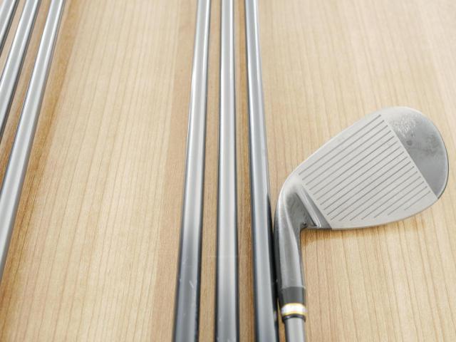 Iron set : Tsuruya : ชุดเหล็ก Tsuruya AXEL Gold Premium V (ออกปี 2023 ของใหม่ 7 หมื่นกว่าบาท หน้าเด้งสุดๆ ไกลสุดๆๆ) มีเหล็ก 7-Pw,Aw,As,Sw (7 ชิ้น ครบเซ็ต) ก้านกราไฟต์ Flex R