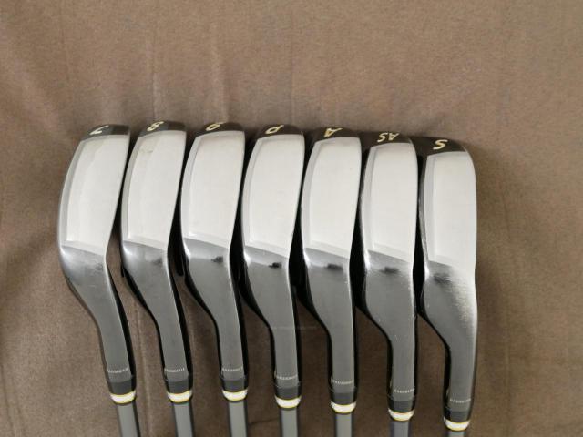 Iron set : Tsuruya : ชุดเหล็ก Tsuruya AXEL Gold Premium V (ออกปี 2023 ของใหม่ 7 หมื่นกว่าบาท หน้าเด้งสุดๆ ไกลสุดๆๆ) มีเหล็ก 7-Pw,Aw,As,Sw (7 ชิ้น ครบเซ็ต) ก้านกราไฟต์ Flex R