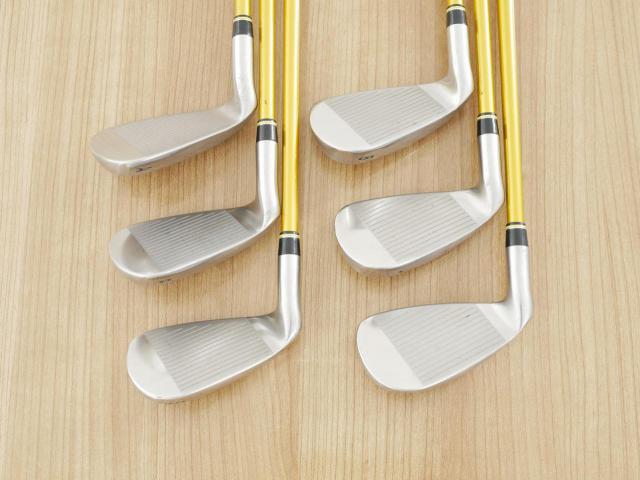 Iron set : Tsuruya : ชุดเหล็ก Tsuruya Onesider SE (ใบใหญ่ หน้าเด้ง) มีเหล็ก 6-Pw,Aw (6 ชิ้น) ก้านกราไฟต์ Flex R