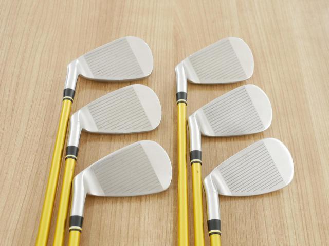 Iron set : Tsuruya : ชุดเหล็ก Tsuruya Onesider SE (ใบใหญ่ หน้าเด้ง) มีเหล็ก 6-Pw,Aw (6 ชิ้น) ก้านกราไฟต์ Flex R