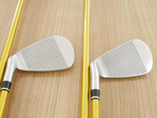 Iron set : Tsuruya : ชุดเหล็ก Tsuruya Onesider SE (ใบใหญ่ หน้าเด้ง) มีเหล็ก 6-Pw,Aw (6 ชิ้น) ก้านกราไฟต์ Flex R