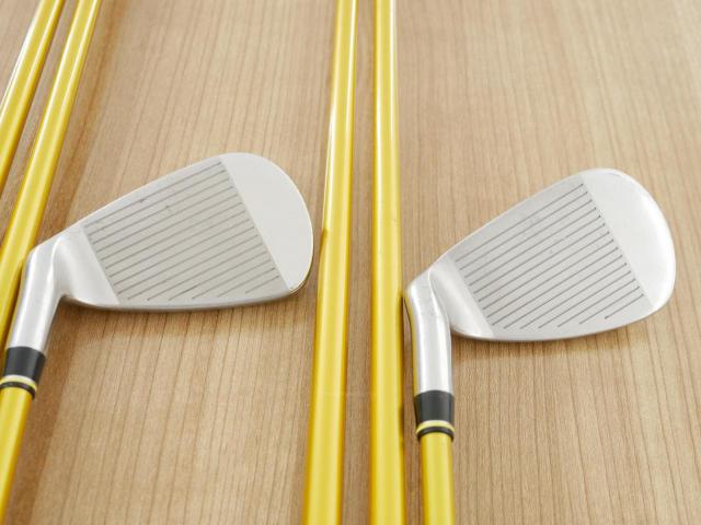 Iron set : Tsuruya : ชุดเหล็ก Tsuruya Onesider SE (ใบใหญ่ หน้าเด้ง) มีเหล็ก 6-Pw,Aw (6 ชิ้น) ก้านกราไฟต์ Flex R