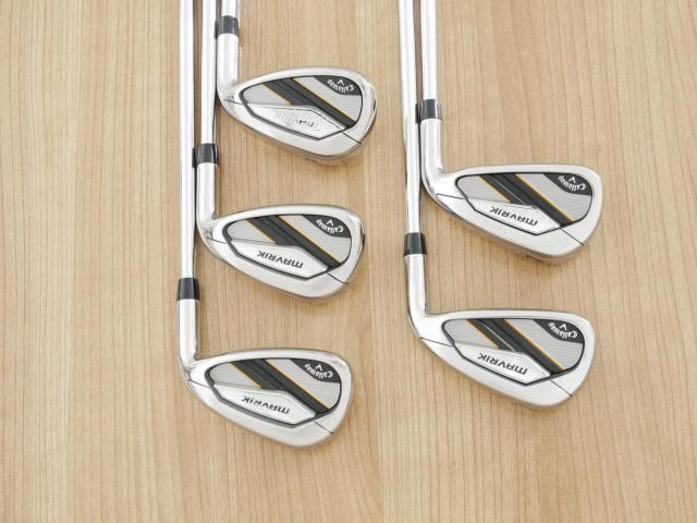 Iron set : Callaway : ชุดเหล็ก Callaway Mavrik (ปี 2020 ตีง่าย ไกลมากๆ) มีเหล็ก 6-Pw (5 ชิ้น) ก้านเหล็ก NS Pro Zelos 7 Flex S