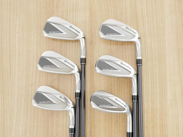 Iron set : Taylormade : ชุดเหล็ก Taylormade Stealth (ออกปี 2022 Japan Spec.) มีเหล็ก 6-Pw,Sw (6 ชิ้น) ก้านกราไฟต์ Mitsubishi Tensei TM60 Flex R
