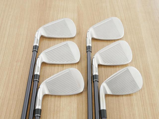 Iron set : Taylormade : ชุดเหล็ก Taylormade Stealth (ออกปี 2022 Japan Spec.) มีเหล็ก 6-Pw,Sw (6 ชิ้น) ก้านกราไฟต์ Mitsubishi Tensei TM60 Flex R