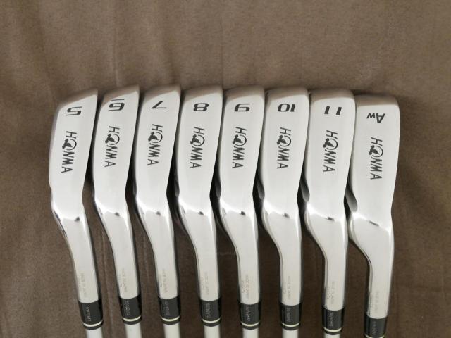 Iron set : Honma : ชุดเหล็ก Honma Bezeal 525 (ออกปี 2016 รุ่นนี้ใบใหญ่ที่สุดของ Honma) มีเหล็ก 5-11,Aw (8 ชิ้น) ก้านกราไฟต์ Honma Vizard 48 Flex R