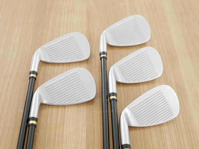 Iron set : Honma : **ก้าน 3 ดาว** ชุดเหล็ก Honma Beres IE-01 (ใบใหญ่ ลอยง่าย เหมาะกับซีเนียร์) มีเหล็ก 7-11 (5 ชิ้น) ก้าน ARMRQ 6 (45) Flex R (3 ดาว)