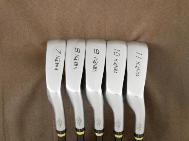 Iron set : Honma : **ก้าน 3 ดาว** ชุดเหล็ก Honma Beres IE-01 (ใบใหญ่ ลอยง่าย เหมาะกับซีเนียร์) มีเหล็ก 7-11 (5 ชิ้น) ก้าน ARMRQ 6 (45) Flex R (3 ดาว)
