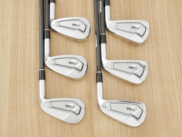 Iron set : PRGR : ชุดเหล็ก PRGR 02 Forged (ปี 2023 นุ่มมาก หายาก) มีเหล็ก 5-Pw (6 ชิ้น) ก้านกราไฟต์ Mitsubishi Diamana Flex SR