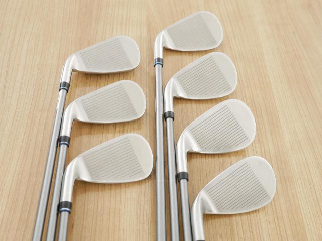Iron set : XXIO : ชุดเหล็ก XXIO Cross 2 (ออกปี 2021 ตีไกลที่สุดของที่สุดจาก XXIO หน้าเด้งสุดๆ) มีเหล็ก 7-Pw,Aw,Dw,Sw (7 ชิ้น ตีไกลกว่าปกติ 2 เบอร์) ก้านกราไฟต์ MH-2000 Flex R