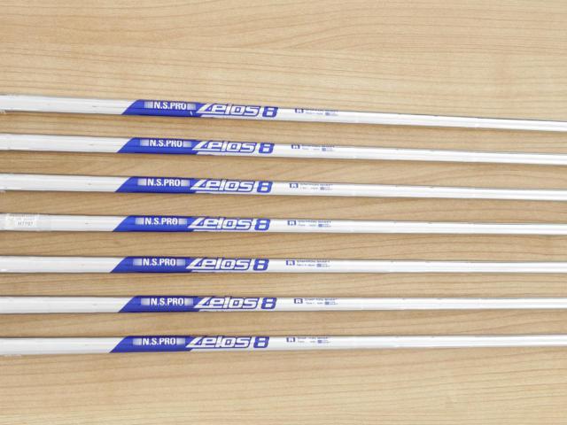 Iron set : Titleist : ชุดเหล็ก Titleist VG3 Type D Forged (รุ่นปี 2019 Japan Spec. ตีง่ายและไกลที่สุดของ Titleist) มีเหล็ก 5-Pw,Aw (7 ชิ้น) ก้านเหล็ก NS Pro Zelos 8 Flex R
