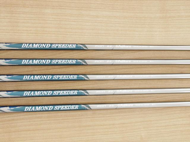 Iron set : Epon : ชุดเหล็ก EPON AF-707 Black Forged (หายากมาก ออกปี 2024 ใบใหญ่ ตีง่าย ไกล) มีเหล็ก 6-Pw (5 ชิ้น) ก้าน Fujikura Diamond Speeder 8 Flex S