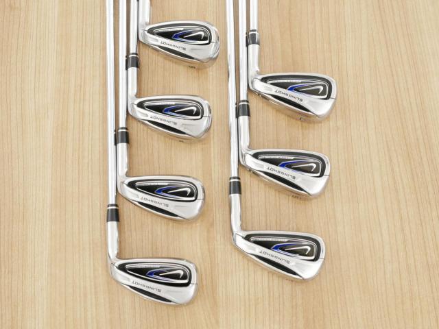 Iron set : Other Brand : ชุดเหล็ก Nike Slingshot (ใบใหญ่ ตีง่าย) มีเหล็ก 5-Pw,Sw (7 ชิ้น) ก้านเหล็ก Flex S
