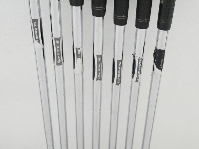 Iron set : Other Brand : ชุดเหล็ก Nike Slingshot (ใบใหญ่ ตีง่าย) มีเหล็ก 5-Pw,Sw (7 ชิ้น) ก้านเหล็ก Flex S