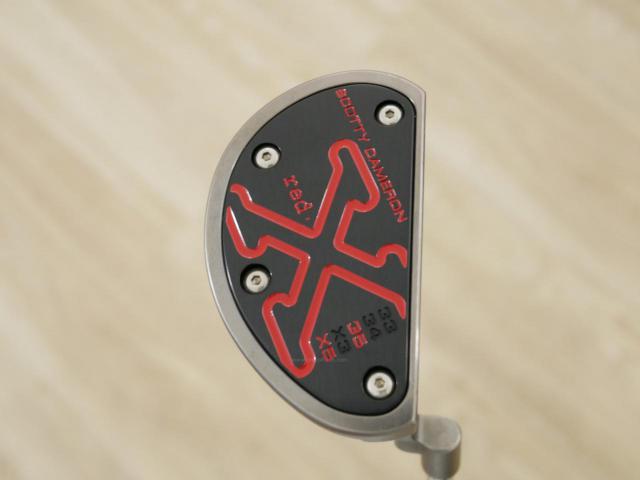 Putter : All : พัตเตอร์ Scotty Camaron Red X5 (Mallet) ยาว 35 นิ้ว