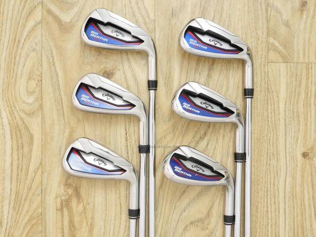 Iron set : Callaway : ชุดเหล็ก Callaway Big Bertha Beta (ใบใหญ่ ตีง่ายมาก) มีเหล็ก 5-Pw (6 ชิ้น) ก้านเหล็ก GS90 Flex R