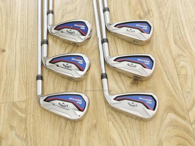 Iron set : Callaway : ชุดเหล็ก Callaway Big Bertha Beta (ใบใหญ่ ตีง่ายมาก) มีเหล็ก 5-Pw (6 ชิ้น) ก้านเหล็ก GS90 Flex R