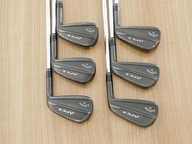 Iron set : Callaway : ชุดเหล็ก Callaway Apex Ti Fusion Black (รุ่นท็อปสุด แพงที่สุด ปี 2025 ของใหม่ 8 หมื่นบาท) มีเหล็ก 5-Pw (6 ชิ้น) ก้านเหล็ก NS Pro 950 NEO Flex S