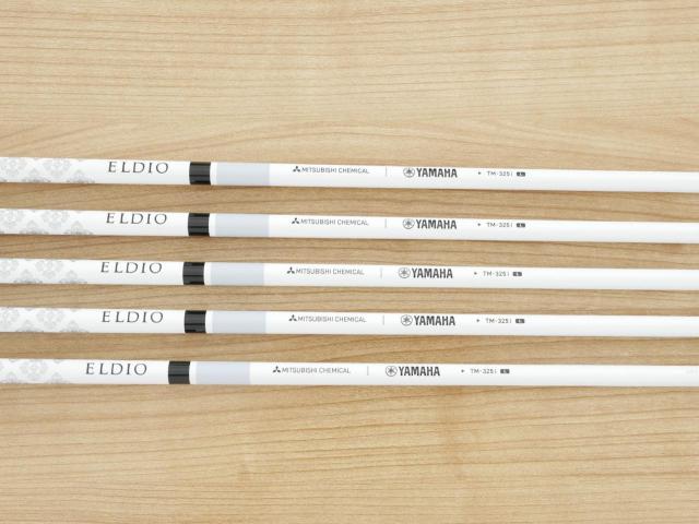 Lady club : All : **ของใหม่ ยังไม่แกะพลาสติก** ชุดเหล็ก Yamaha Inpres DriveStar (รุ่นล่าสุด ปี 2025 ตีไกลที่สุด ไกลกว่าเหล็กทั่วไป 2 เบอร์ หน้าเด้งมากๆ) มีเหล็ก 7-Pw,Sw (5 ชิ้น) ก้านกราไฟต์ Mitsubishi ELDIO TM-325i Flex L