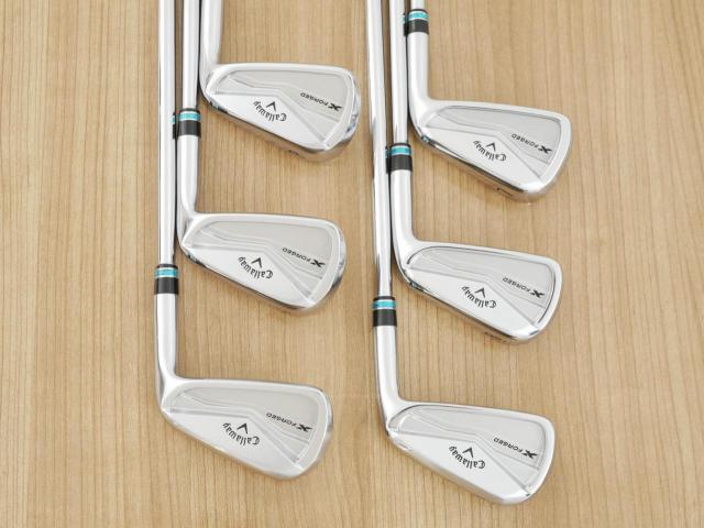 Iron set : Callaway : ชุดเหล็ก Callaway X Forged (ออกปี 2024 นุ่ม แน่น หล่อมาก) มีเหล็ก 5-Pw (6 ชิ้น) ก้านเหล็ก NS Pro Modus 115 Flex S