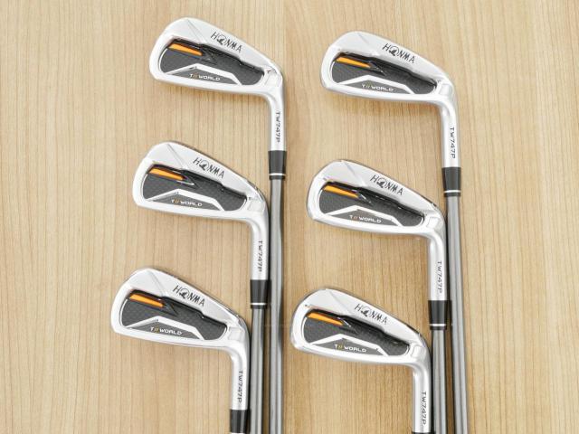 Iron set : Honma : ชุดเหล็ก Honma Tour World TW747P (รุ่นปี 2019) มีเหล็ก 5-10 (6 ชิ้น) ก้านกราไฟต์ Honma Vizard 50 Flex S