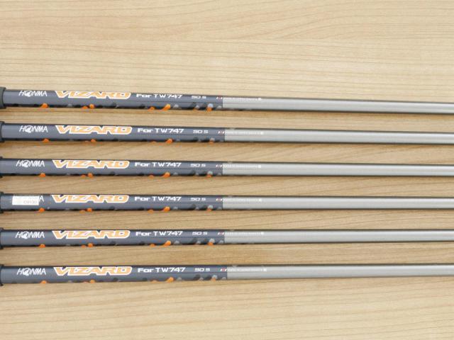 Iron set : Honma : ชุดเหล็ก Honma Tour World TW747P (รุ่นปี 2019) มีเหล็ก 5-10 (6 ชิ้น) ก้านกราไฟต์ Honma Vizard 50 Flex S