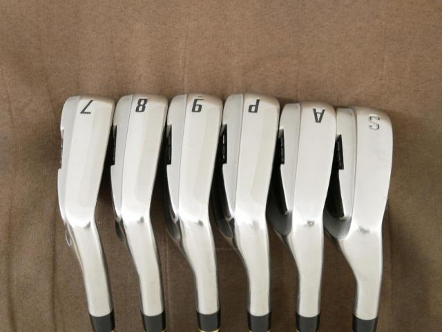 Iron set : Other Brand : ชุดเหล็ก Ryoma DSI (ตีง่ายมาก ไกลมากๆ หายากสุดๆ) มีเหล็ก 7-Pw,Aw,Sw (6 ชิ้น) ก้านตัวท็อป RYOMA BEYOND POWER IRON FLEX ∞
