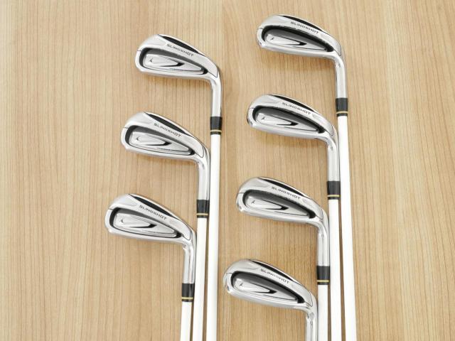 Iron set : Other Brand : ชุดเหล็ก Nike Slingshot (ใบใหญ่ ตีง่าย) มีเหล็ก 5-Pw,Sw (7 ชิ้น) ก้านกราไฟต์ Flex W
