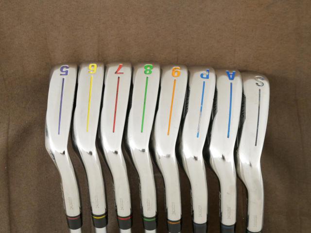 Iron set : Kasco : ชุดเหล็ก Kasco TARO Big Super Hyten (หน้าเด้ง ตีง่าย ไกล) มีเหล็ก 5-Pw,Aw,Sw (8 ชิ้น) ก้านกราไฟต์ Flex R