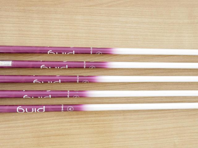 Lady club : All : ชุดเหล็ก Ping G Le2 (ปี 2021 Japan Spec. ใบใหญ่ ตีง่ายมาก) มีเหล็ก 7-Pw,Sw (5 ชิ้น) ก้านกราไฟต์ Ping ULT 240 Flex A (Lady)