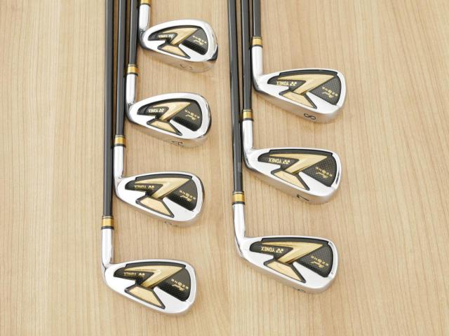 Iron set : Yonex : ชุดเหล็ก Yonex Royal E-Zone (รุ่นท๊อปสุด ก้านดีมาก หน้าเด้ง ตีไกลสุดๆ) มีเหล็ก 6-Pw,Aw,Sw (7 ชิ้น) ก้านกราไฟต์ NANOPREME Flex R