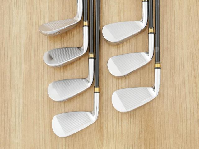 Iron set : Yonex : ชุดเหล็ก Yonex Royal E-Zone (รุ่นท๊อปสุด ก้านดีมาก หน้าเด้ง ตีไกลสุดๆ) มีเหล็ก 6-Pw,Aw,Sw (7 ชิ้น) ก้านกราไฟต์ NANOPREME Flex R