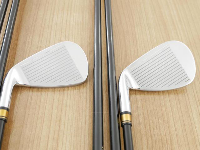Iron set : Yonex : ชุดเหล็ก Yonex Royal E-Zone (รุ่นท๊อปสุด ก้านดีมาก หน้าเด้ง ตีไกลสุดๆ) มีเหล็ก 6-Pw,Aw,Sw (7 ชิ้น) ก้านกราไฟต์ NANOPREME Flex R