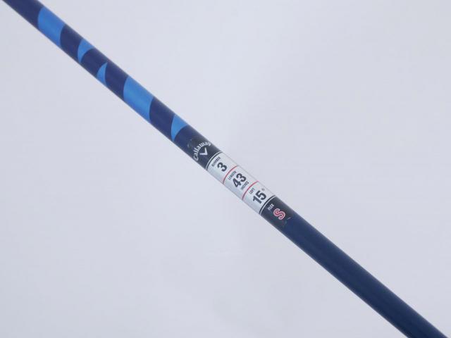 Fairway Wood : callaway : หัวไม้ 3 Callaway Paradym (รุ่นปี 2023 Japan Spec.) Loft 15 (ปรับได้) ก้าน Fujikura Ventus TR 5 Flex S