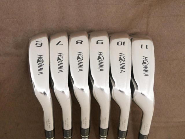 Iron set : Honma : ชุดเหล็ก Honma Bezeal 525 (ออกปี 2016 รุ่นนี้ใบใหญ่ที่สุดของ Honma) มีเหล็ก 6-11 (6 ชิ้น เทียบเท่า 5-Pw) ก้านเหล็ก NS Pro 950 Flex S