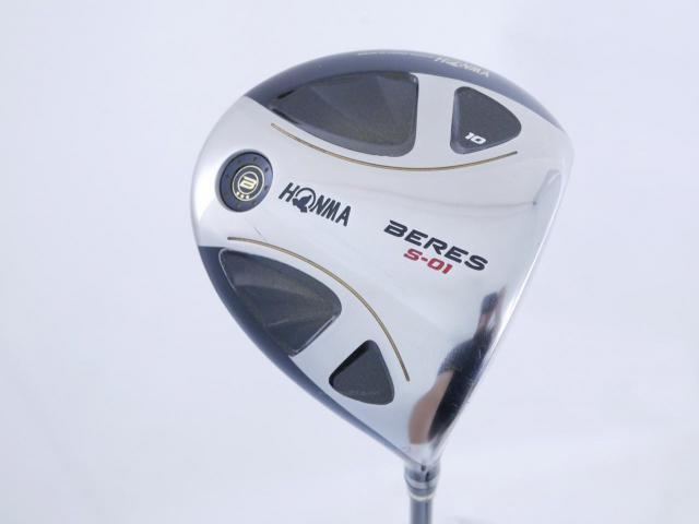 Driver : Honma : **ก้าน 3 ดาว** ไดรเวอร์ Honma Beres S-01 (460cc.) Loft 10 ก้าน ARMRQ 6 (49) Flex R (3 ดาว)