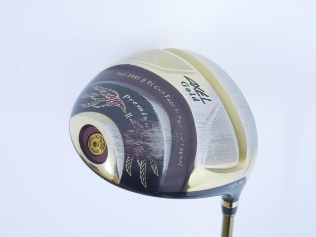 Driver : Tsuruya : Tsuruya AXEL Gold Premium II (รุ่นปี 2017 ตัวท๊อป หน้าเด้งสุดๆ COR 0.86 ของใหม่ 4 หมื่น) Loft 10.5 Flex R