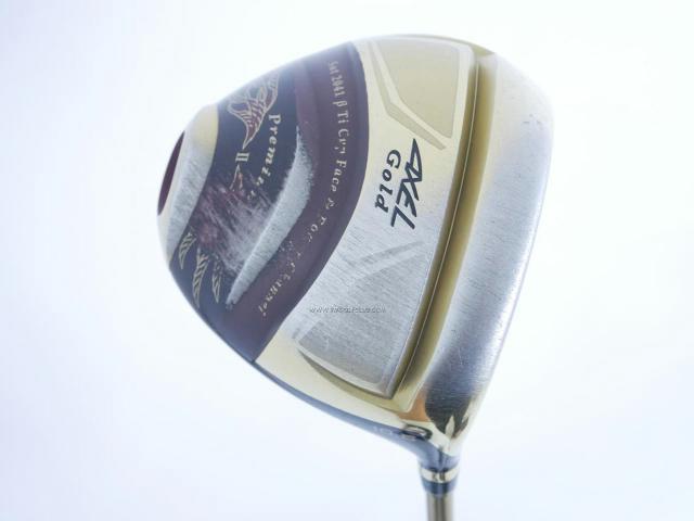 Driver : Tsuruya : Tsuruya AXEL Gold Premium II (รุ่นปี 2017 ตัวท๊อป หน้าเด้งสุดๆ COR 0.86 ของใหม่ 4 หมื่น) Loft 10.5 Flex R