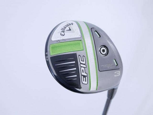 Fairway Wood : callaway : หัวไม้ 3 Callaway EPIC Speed (รุ่นปี 2021) Loft 15 ก้าน Mitsubishi Diamana 50 Flex S