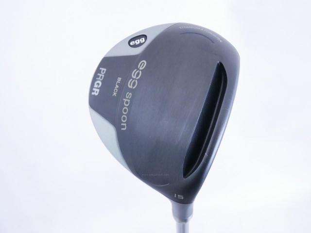 Fairway Wood : PRGR : หัวไม้ 3 PRGR Egg Spoon BLACK (ปี 2022) Loft 15 ก้าน Tour AD UB-6 Flex S