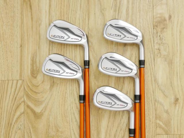 Iron set : Epon : ชุดเหล็ก EPON AF-706S Forged (รุ่นปี 2023 ใบใหญ่ ตีง่าย ไกล) มีเหล็ก 7-Pw,Tw (5 ชิ้น) ก้านกราไฟต์ Tour AD 75 Flex S