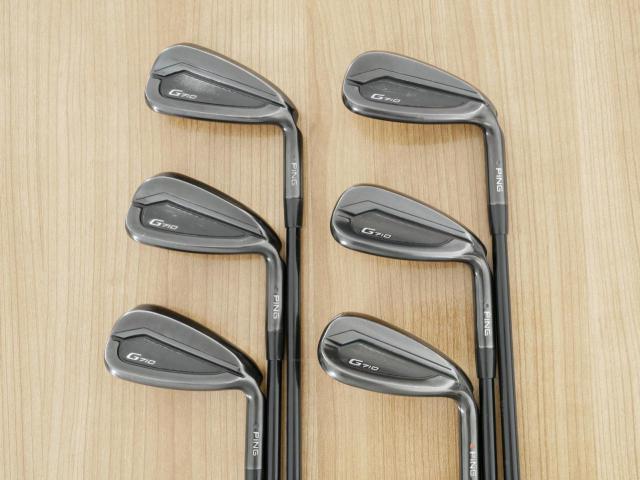 Iron set : Ping : ชุดเหล็ก Ping G710 (ปี 2021 Japan Spec. ใบใหญ่ ง่ายที่สุด ไกลที่สุดของ Ping) มีเหล็ก 7-Pw,Aw,Sw (6 ชิ้น) ก้านกราไฟต์ Ping ALTA Distanza 40 Flex R