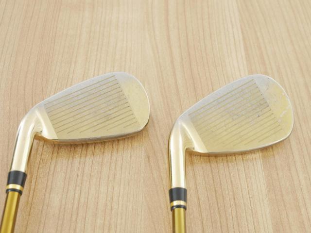 Iron set : Tsuruya : ชุดเหล็ก Tsuruya AXEL Gold Premium II (รุ่นปี 2017 ของใหม่ 6 หมื่นกว่าบาท หน้าเด้งสุดๆ ไกลสุดๆๆ) มีเหล็ก 7-Pw,As (5 ชิ้น) ก้านกราไฟต์ Flex S