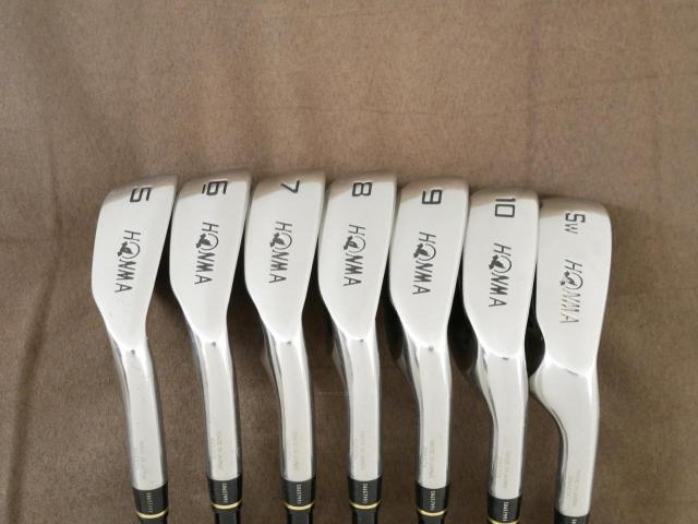 Iron set : Honma : ชุดเหล็ก Honma AMAZING Spec II (หน้าเด้ง โกงองศาสุดๆ ไกลที่สุด) มีเหล็ก 5-10,Sw (7 ชิ้น) ก้าน AMAZING SPEC Feather & Feather FLex R