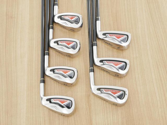 Iron set : Honma : ชุดเหล็ก Honma AMAZING Spec II (หน้าเด้ง โกงองศาสุดๆ ไกลที่สุด) มีเหล็ก 5-10,Sw (7 ชิ้น) ก้าน AMAZING SPEC Feather & Feather FLex R