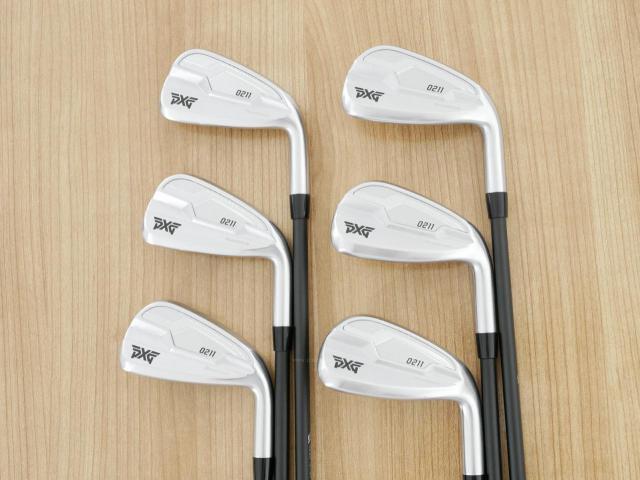 Iron set : PXG : ชุดเหล็ก PXG 0211 DUAL COR (ออกปี 2021 หน้าเด้ง ตีไกลมากๆ) มีเหล็ก 5-Pw (6 ชิ้น) ก้านกราไฟต์ Mitsubishi MMT 60 Flex R