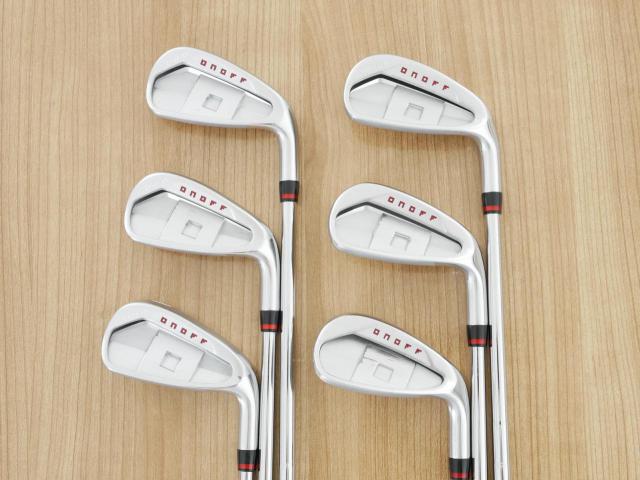 Iron set : Daiwa : ชุดเหล็ก Daiwa OnOff AKA (ออกปี 2022 ตีง่าย ไกล หน้าเด้ง บางเพียง 1.9 มิล) มีเหล็ก 5-Pw (6 ชิ้น) ก้านเหล็ก KBS Tour Lite 100 Flex S