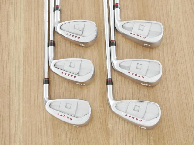 Iron set : Daiwa : ชุดเหล็ก Daiwa OnOff AKA (ออกปี 2022 ตีง่าย ไกล หน้าเด้ง บางเพียง 1.9 มิล) มีเหล็ก 5-Pw (6 ชิ้น) ก้านเหล็ก KBS Tour Lite 100 Flex S